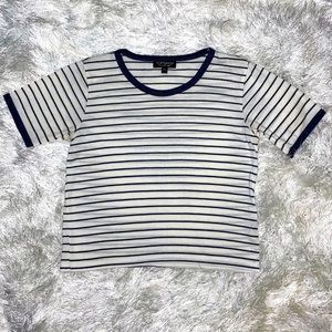 Topshop Stripped Crop Top